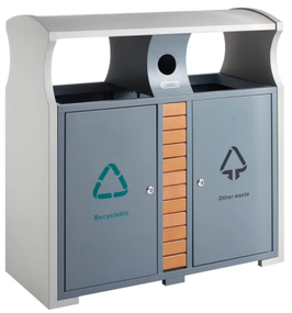 CORBEILLE TRI SELECTIF ONYX 2 FLUX