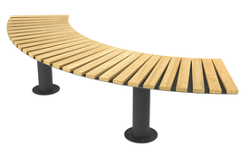 BANQUETTE MONACO - Robinier