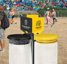 KIT SPÉCIAL ÉVÈNEMENT SUPPORT SAC 3 ou 4 FLUX de 110L