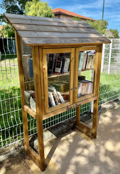 CABANE A LIVRES BOIS