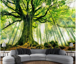 Arazzo foresta albero secolare