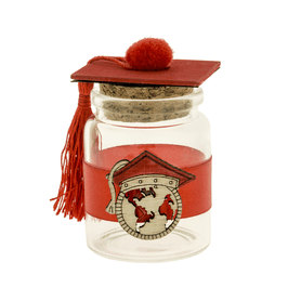 Barattolo porta confetti laurea mondo