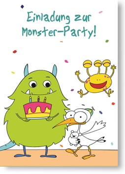 Einladung zur Monster-Party