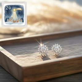 OHRSTECKER "Princess Sparkle" Zirkonias Brilliantschliff