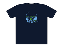 Keerls-T-Shirt Navy Lagerfeuer