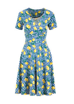 Blutsgeschwister Kleid "Shalala Tralala Spring", rosemarine