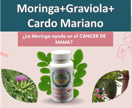 Formula Hepática Moringa +Graviola +Cardo mariano