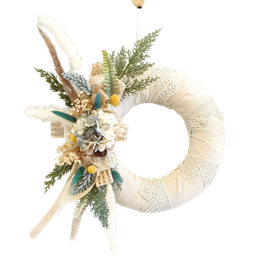 Couronne Champêtre Bleue