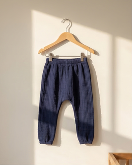 Musselin Hose 'Marine'