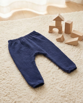 Musselin Hose 'Marine'