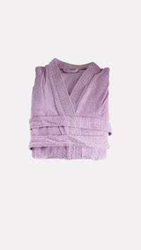 181 - Bademantel Kimono - Flieder