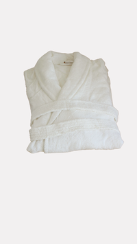 Bambou-Soft-Bademantel: Elfenbein