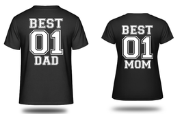 Mom & Dad T-Shirt schwarz