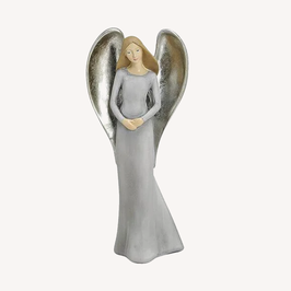 Engel mit Silberflügeln aus Poly
