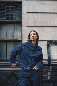 Malle Casual Jacket Dark Blue Unwashed | My Essential Wardrobe | 159,95€