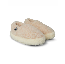 Slipper Desert Brown/Natural | Rue de Wool | 54,95.-€