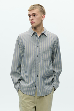 Carter Shirt vintage blue stripe | Wood Wood | 120.-€