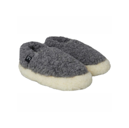 Slipper Iron Grey/Natural | Rue de Wool | 54,95 €