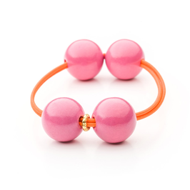 Woody Hair Tie Raspberry/Neon Orange | Mamaradscha Studio | 16,00 €