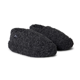 Slipper Charcoal Black/Charcoal Black | Rue de Wool | 54,95.-€