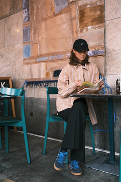 Noelle Shirt Beige Stripe | Elvine | 139.-€