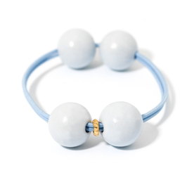 Woody Hair Tie Pastel GreyBlue/Boy Blue | Mamaradscha Studio | 16,00 €