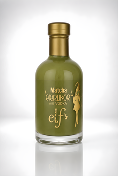 200ml Flasche Matcha Eierlikör mit Vodka