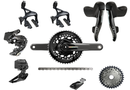 SRAM Force eTap AXS 2x12 Gruppe 36T, Felgenbremse D1 / D2