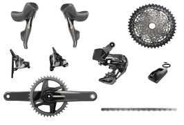 Sram Force AXS 2024 XPLR, D2, 1x12 Gruppe, HRD, Flatmount