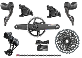 SRAM Mullet Force AXS E1 Powermeter / GX Eagle, 1x12 Gruppe, HRD, Flatmount