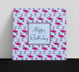 Art. 25.35 / "Happy Birthday" Flamingo
