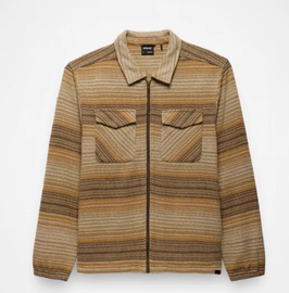 PRANA HERITAGE ZIP FLANNEL