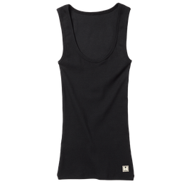 Mystic Honest Singlet Black