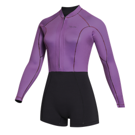 Mystic Lunar Longarm Shorty 2/2mm Fzip Women Purple