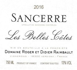 Sancerre "Les Belles Côtes" Rouge - 37,5 cl