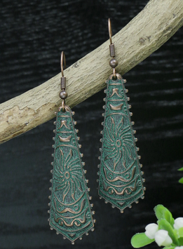 Pendientes vintage bronce