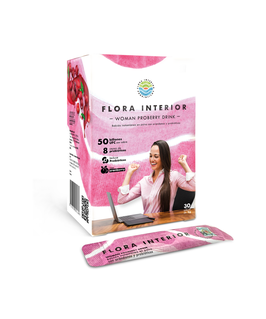 PROBIÓTICOS FEMENINOS 8 CEPAS (50 BILLONES) + ARÁNDANOS + 2 PREBIÓTICOS "WOMAN PROBERRY DRINK" - CAJA X 30 SOBRES