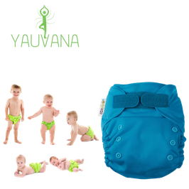 Pañal Ecológico Hipoalergénico Reusable niño 0 a 3 años Aqua - 1 Unidad