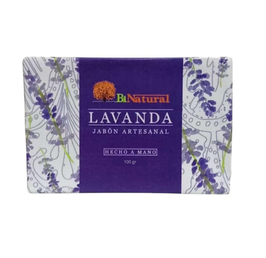 JABÓN NATURAL DE LAVANDA Y RICINO - ENVASE X 100 G