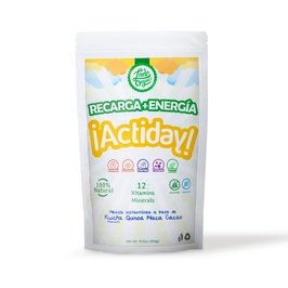 Actiday Bebida Orgánica instantánea Kiwicha, Quinua, Maca y Cacao - Bolsa x 300 g