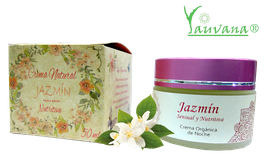 CREMA NATURAL NUTRITIVA ROSTRO JAZMÍN - FRASCO X 50 ML