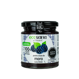 MERMELADA DE MORA ORGÁNICA (SIN AZÚCAR AÑADIDA) - FRASCO X 260 G
