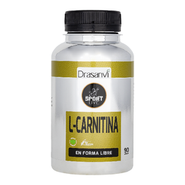 L-CARNITINA EN FORMA LIBRE (GLUTEN FREE, VEGANO) - FRASCO X 90 CÁPSULAS X 500 MG