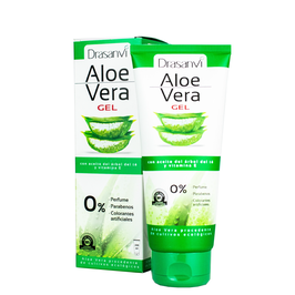 GEL ALOE VERA ORGÁNICO, ACEITE ESENCIAL ÁRBOL DE TÉ, ACEITE RICINO Y VIT. E VEGANO - FRASCO X 200 ML