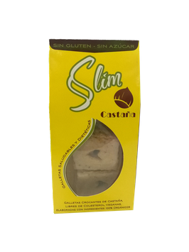 Galleta Dietética de Castaña Orgánica, Libre de Gluten - Caja x 60 g