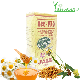 Bee Pro Miel de Abeja, Propoleo y Eucalipto (fórmula mejorada) - Frasco x 250 ml