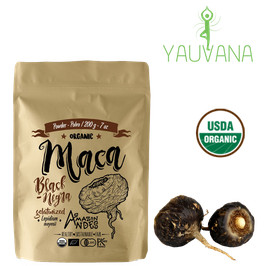 Maca Negra Orgánica Polvo (Lepidium Meyenii) - Bolsa x 200 gramos