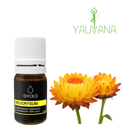 Aceite Esencial de Helicrysum / Helichrysum/  Inmortelle / Siempreviva (Helichrysum Angustifolium and Orientale) 100% Puro - Frasco x 2 ml