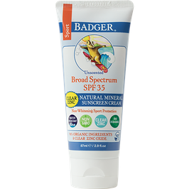 Protector Solar Bloqueador Sport (Clear Zinc) orgánico y natural- SPF 35 - FRASCO X 87 ML