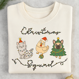 Bügelbild Christmas Squad